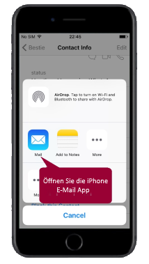 WhatsApp iPhone Chat exportieren