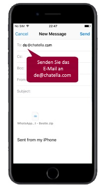 WhatsApp iPhone Chat exportieren