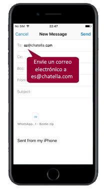 WhatsApp iPhone export chat