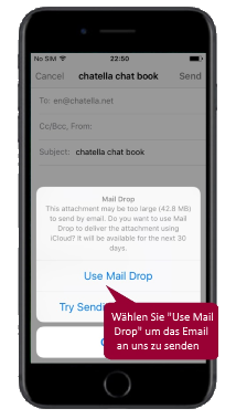 WhatsApp iPhone Chat exportieren