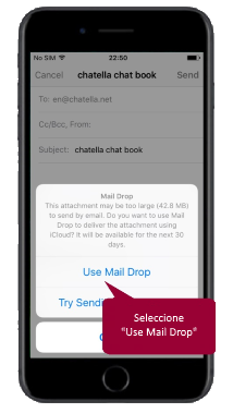 WhatsApp iPhone export chat